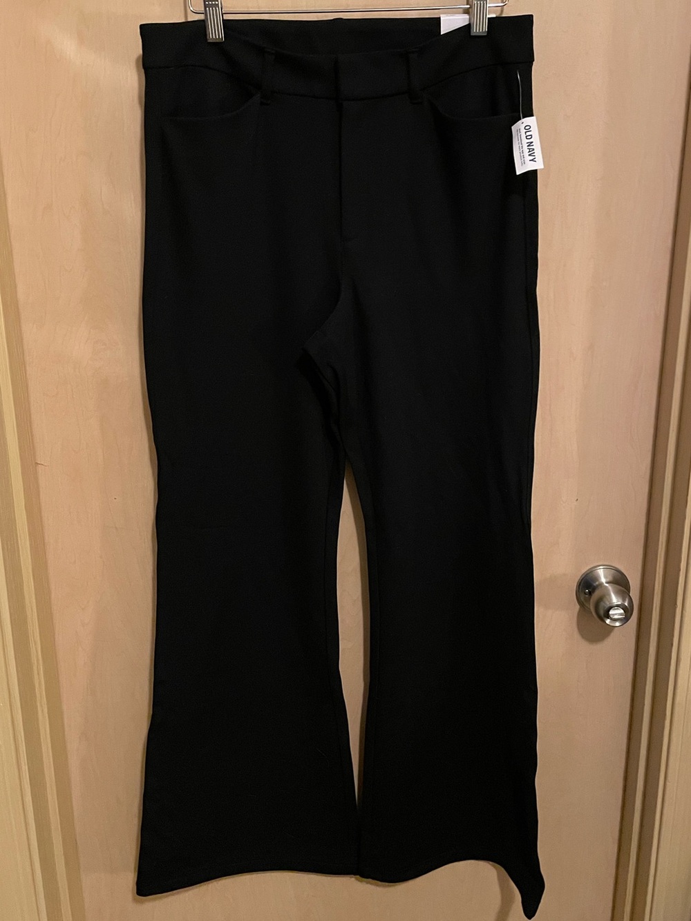 Old Navy Black Flare Trouser Pants